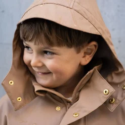 aarhus rain jacket caramel