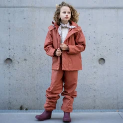 aarhus rain jacket rose hip