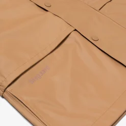 aarhus rain jacket wool caramel