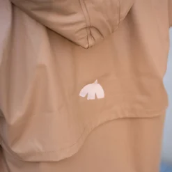 aarhus rain jacket wool caramel