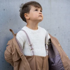 aarhus rain jacket wool caramel