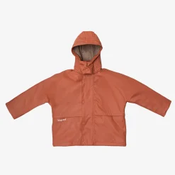 aarhus rain jacket wool rose hip