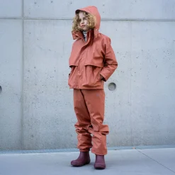 aarhus rain pants rose hip