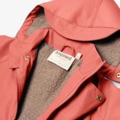 aarhus rain suit wool rhubarb sorbet