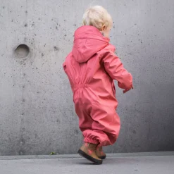 aarhus rain suit wool rhubarb sorbet