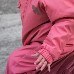 aarhus rain suit wool rhubarb sorbet