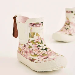 baby rubber creme-flowers