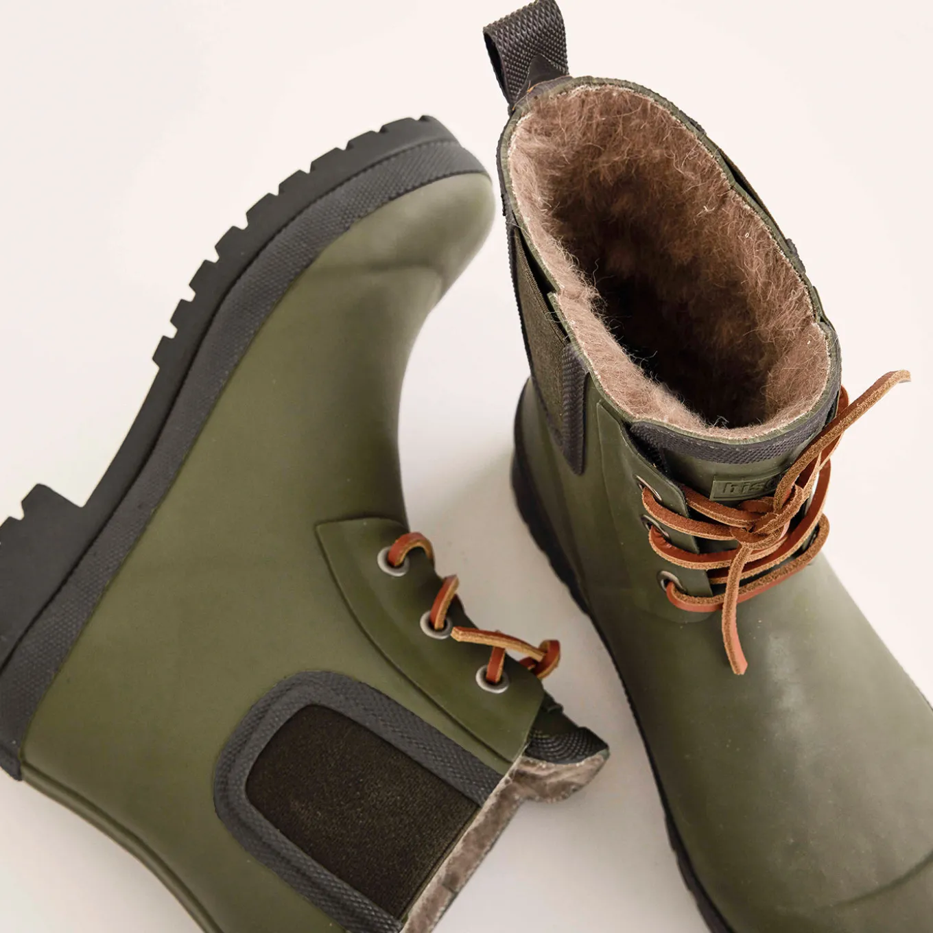 rain wool green